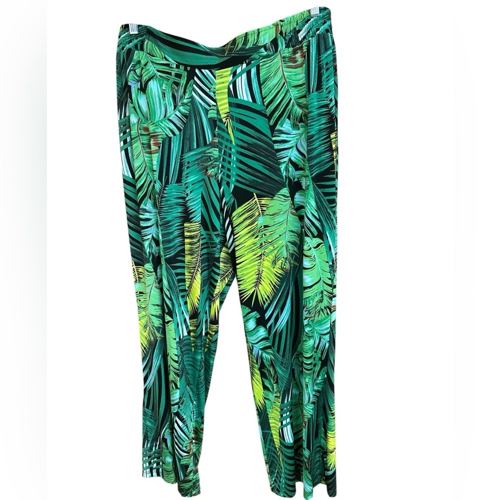 Nygard Printed Elastic Waist Palazzo Pants
Green Yellow Colorway Preowned S XL - Picture 5 of 11